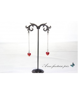 1179_-_boucle_doreille_acier_inoxydable_argent_chane_pendentif_coeur_rouge__12_euros