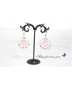 1192_-_boucles_doreilles_argentes_acier_inoxydable_crole_sequin_rose_quartz_rose__15_euros