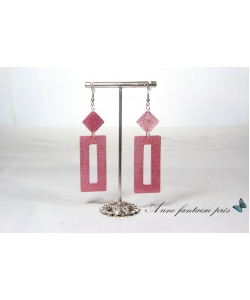 1547_-_boucle_doreille_argent_acier_inoxydable_rectangle_rose_paillet_en_rsine_15_euros