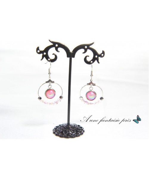 1241_-_boucles_doreilles_argent_acier_inoxydable_crole_coquilles_rose_clair_perles_swarovski_15_euros